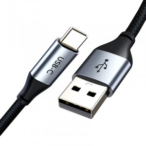 CABLETIME καλώδιο USB-A σε USB-C C160, 5A, USB 2.0, 0.25m, μαύρο 5210131038086